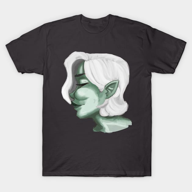 Green Elf T-Shirt by Skullkid96